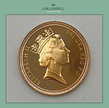 1996 UK Half Sovereign Gold Proof Coin - Image 2