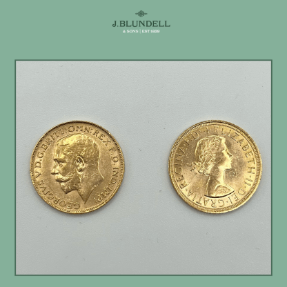 1957 Elizabeth II & 1926 George V Gold Sovereign Set