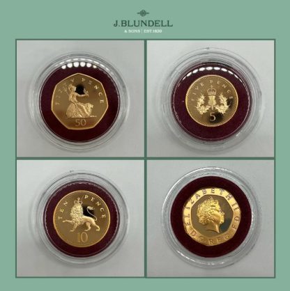 2002 Elizabeth II 13-Coin Gold Proof Set – Golden Jubilee Edition - Image 2