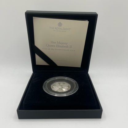 2022 Proof 50p Silver Coin Her Majesty Queen Elizabeth II Memorial - Image 3