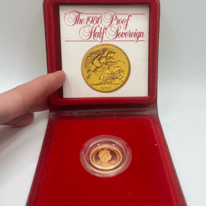 1980 Proof Half Sovereign Coin - Image 3