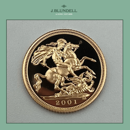 2001 Half Sovereign - Image 2